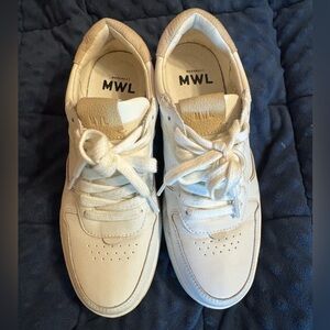 Madewell Court Sneakers in White Leather